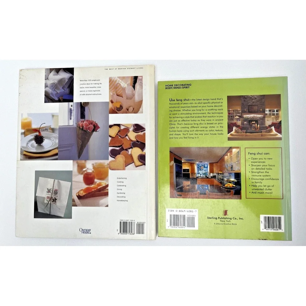 Martha Stewart Good Things and Feng Shui Chic Books‎ Bundle